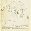 R.H. Mathews' drawing of rock engraving at Devils Rock, Hawkesbury River c1890. NLA